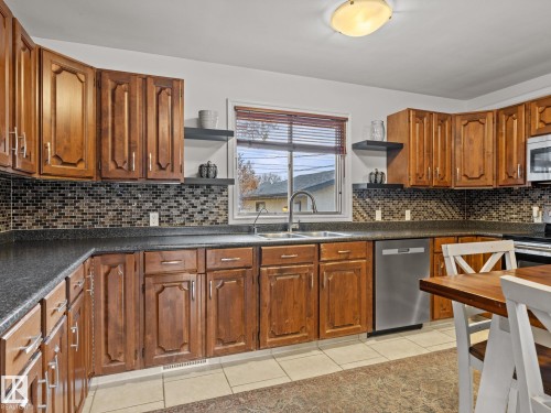 10956 164 Street, Edmonton, AB - Indoor Photo Showing Kitchen With Double Sink