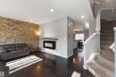 2122 Glenridding Way, Edmonton, AB  - Indoor Photo Showing Living Room With Fireplace 