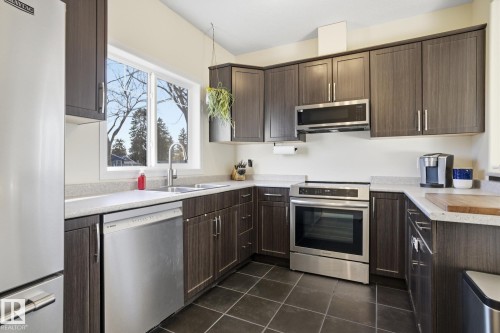 11903 51 Street, Edmonton, AB - Indoor Photo Showing Kitchen With Double Sink