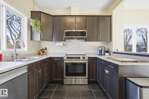 11903 51 Street, Edmonton, AB - Indoor Photo Showing Kitchen With Double Sink