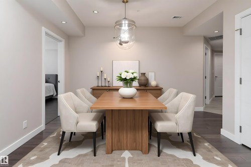 204 11710 87 Avenue, Edmonton, AB - Indoor Photo Showing Dining Room