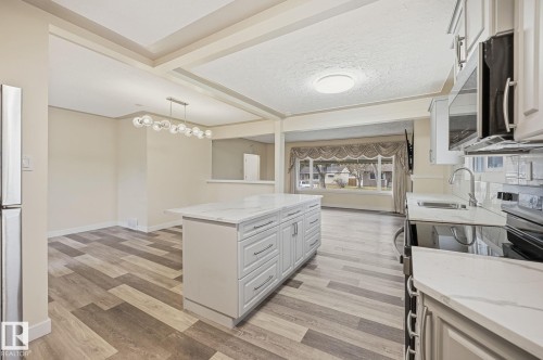 9227 79 Street, Edmonton, AB - Indoor Photo Showing Kitchen With Double Sink