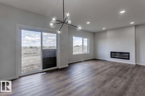 14 Chartres Close, St. Albert, AB - Indoor Photo Showing Living Room With Fireplace