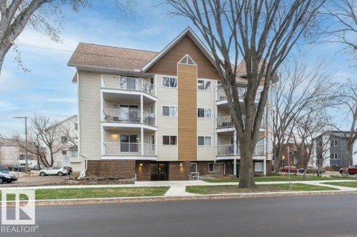 203 8503 108 Street, Edmonton, AB - Outdoor With Balcony With Facade