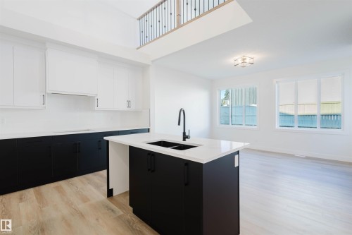 1570 Siskin Link, Edmonton, AB - Indoor Photo Showing Kitchen With Double Sink