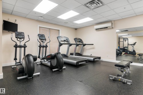 1102 10909 103 Avenue, Edmonton, AB - Indoor Photo Showing Gym Room