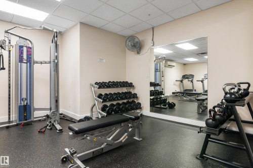 1102 10909 103 Avenue, Edmonton, AB - Indoor Photo Showing Gym Room