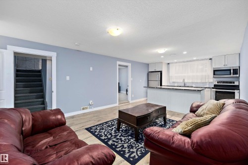 12039 52 Street, Edmonton, AB - Indoor Photo Showing Living Room