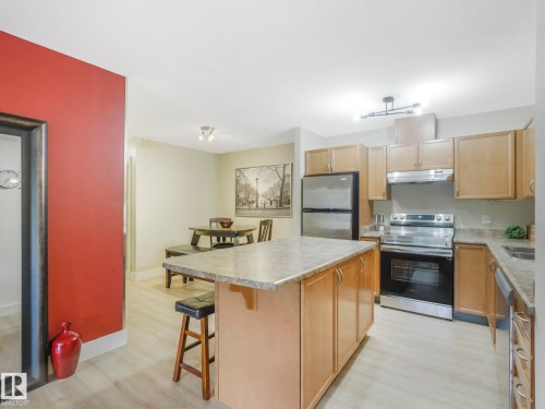 102 9715 110 Street, Edmonton, AB - Indoor Photo Showing Kitchen