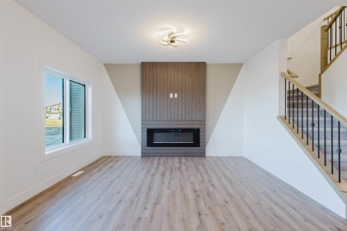 339 Munn Way, Leduc, AB - Indoor With Fireplace