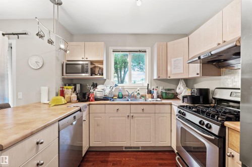 10516 108 Avenue, Edmonton, AB - Indoor Photo Showing Kitchen With Double Sink