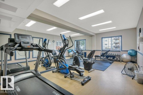 322 16303 95 Street, Edmonton, AB - Indoor Photo Showing Gym Room