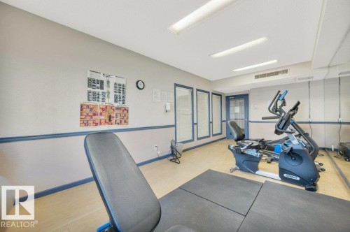 322 16303 95 Street, Edmonton, AB - Indoor Photo Showing Gym Room