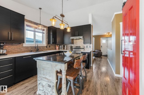 5606 55 Street, Beaumont, AB - Indoor Photo Showing Kitchen With Upgraded Kitchen