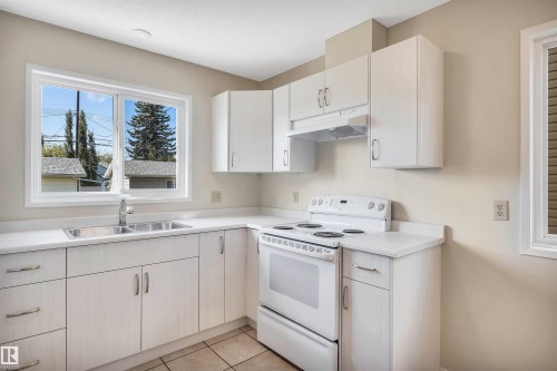 10228 152 Street, Edmonton, AB - Indoor Photo Showing Kitchen With Double Sink