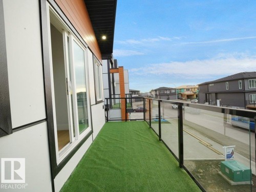 Balcony with a residential view - 15419 20 Street, Edmonton, AB - Outdoor With Balcony With Exterior