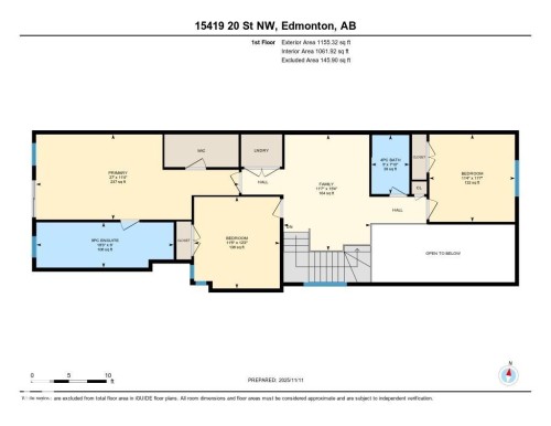 View of floor plan / room layout - 15419 20 Street, Edmonton, AB - Other