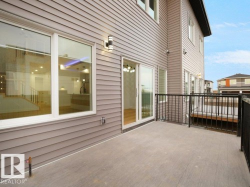 View of patio / terrace - 15419 20 Street, Edmonton, AB - Outdoor With Deck Patio Veranda With Exterior