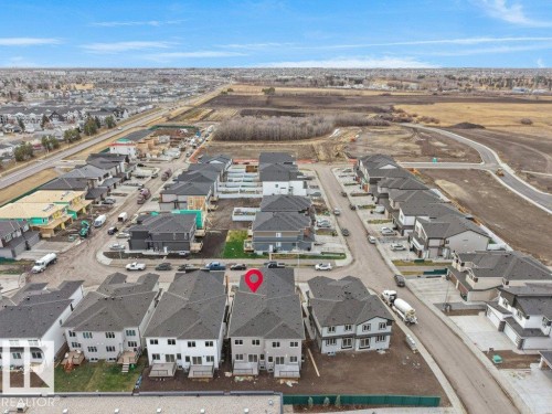 Aerial view of residential area - 15419 20 Street, Edmonton, AB - Outdoor With View