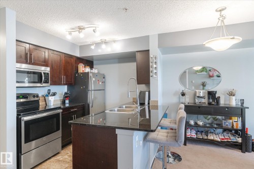 115 3315 James Mowatt Trail, Edmonton, AB - Indoor Photo Showing Kitchen With Double Sink