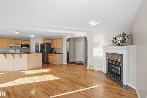 1263 Mcallister Way, Edmonton, AB - Indoor With Fireplace