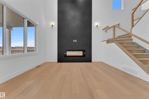 116 Eldridge Point(E), St. Albert, AB - Indoor With Fireplace
