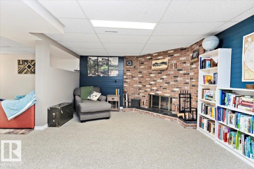8 Beaverhill Drive, Tofield, AB - Indoor With Fireplace