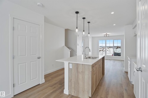 29 Ficus Way, Fort Saskatchewan, AB - Indoor Photo Showing Kitchen With Double Sink