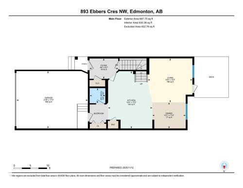 View of property floor plan - 893 Ebbers Crescent Nw, Edmonton, AB - Other