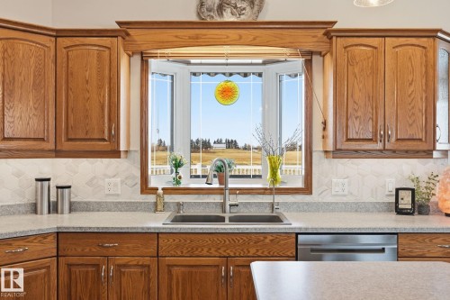 5002 58 Street, Daysland, AB - Indoor Photo Showing Kitchen With Double Sink