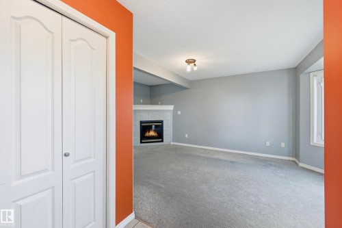 11727 83 Street, Edmonton, AB - Indoor Photo Showing Other Room With Fireplace