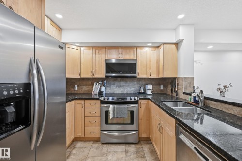 11138 83 Avenue, Edmonton, AB - Indoor Photo Showing Kitchen With Stainless Steel Kitchen With Double Sink