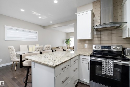 7043 174 Avenue, Edmonton, AB - Indoor Photo Showing Kitchen With Upgraded Kitchen