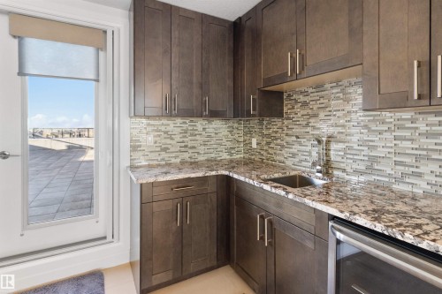 408 1350 Windermere Way, Edmonton, AB - Indoor Photo Showing Kitchen With Upgraded Kitchen