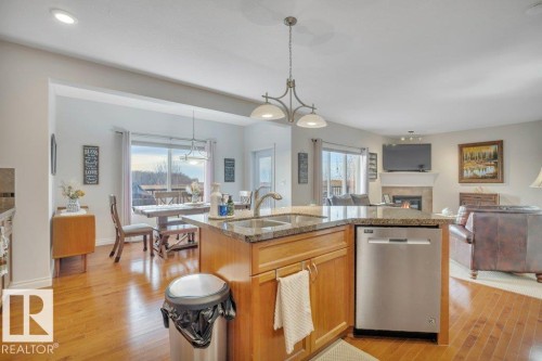 827 Southfork Green, Leduc, AB - Indoor Photo Showing Kitchen With Double Sink