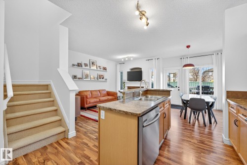 1954 119A Street, Edmonton, AB - Indoor Photo Showing Kitchen With Double Sink