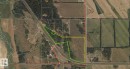 Aerial map of property and surrounding area featuring property boundaries highlighted - Range Rd 80 Hillview Drive, Rural St. Paul County, AB 
