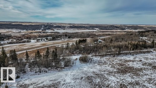 View of snowy aerial view - Range Rd 80 Hillview Drive, Rural St. Paul County, AB 