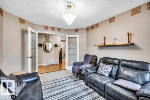 3740 29 Street, Edmonton, AB - Indoor Photo Showing Living Room