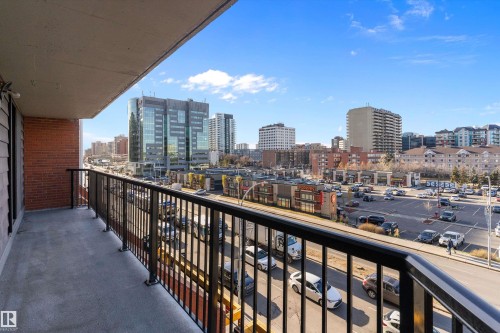 408 10145 109 Street, Edmonton, AB - Outdoor With Balcony With View