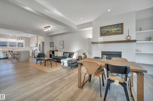 9246 90 Street, Edmonton, AB - Indoor With Fireplace