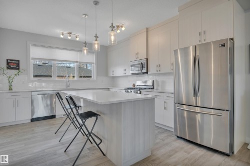 9246 90 Street, Edmonton, AB - Indoor Photo Showing Kitchen With Stainless Steel Kitchen With Upgraded Kitchen