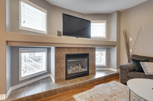 1930 Chapman Road, Edmonton, AB - Indoor Photo Showing Living Room With Fireplace