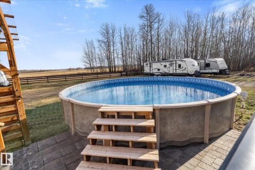 102 3510 Ste. Anne Trail, Rural Lac Ste. Anne County, AB - Outdoor With Above Ground Pool