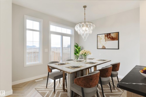 6 Cobblestone Gate, Spruce Grove, AB - Indoor Photo Showing Dining Room