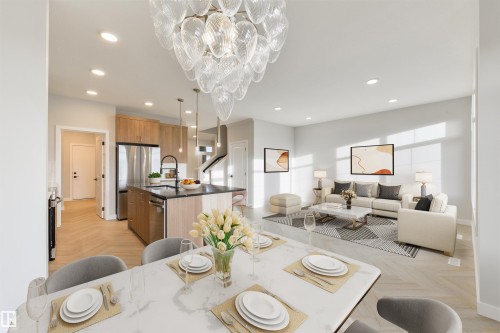 6 Cobblestone Gate, Spruce Grove, AB - Indoor Photo Showing Dining Room