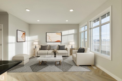 6 Cobblestone Gate, Spruce Grove, AB - Indoor Photo Showing Living Room