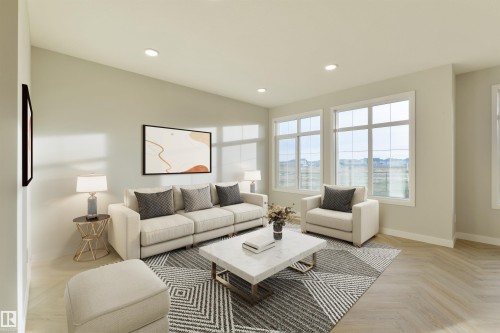 6 Cobblestone Gate, Spruce Grove, AB - Indoor Photo Showing Living Room