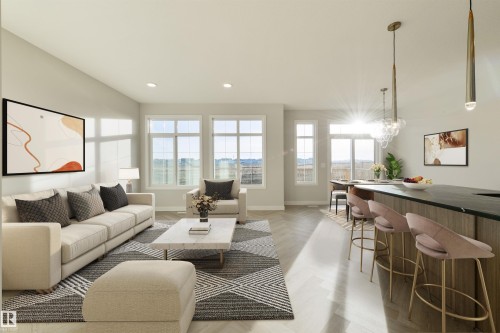 6 Cobblestone Gate, Spruce Grove, AB - Indoor Photo Showing Living Room
