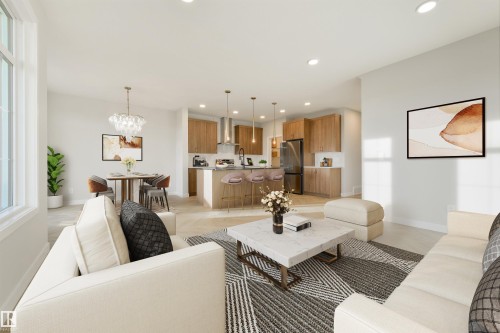 6 Cobblestone Gate, Spruce Grove, AB - Indoor Photo Showing Living Room